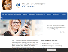 Tablet Screenshot of cjd-ilmenau.de